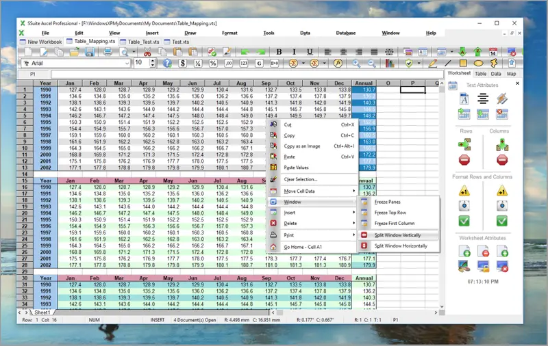 SSuite Axcel Professional Spreadsheet